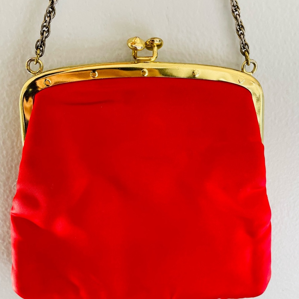 1971 Vintage Satin Clutch